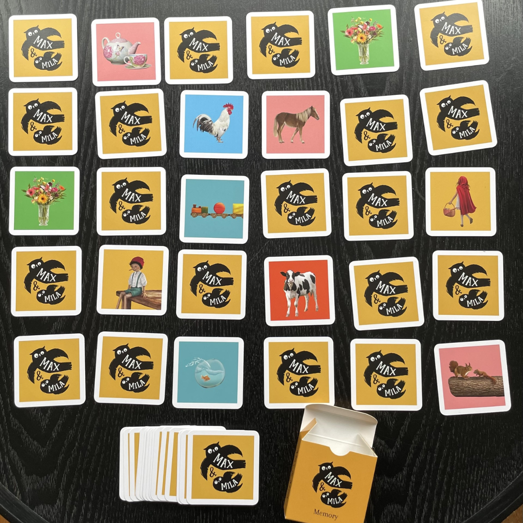 Memoryspel + Kwartetspel