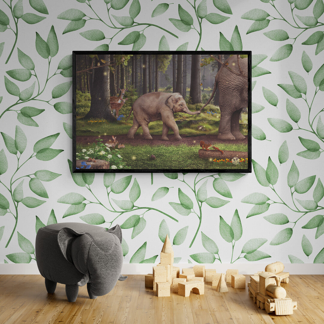 Olifantje in het bos