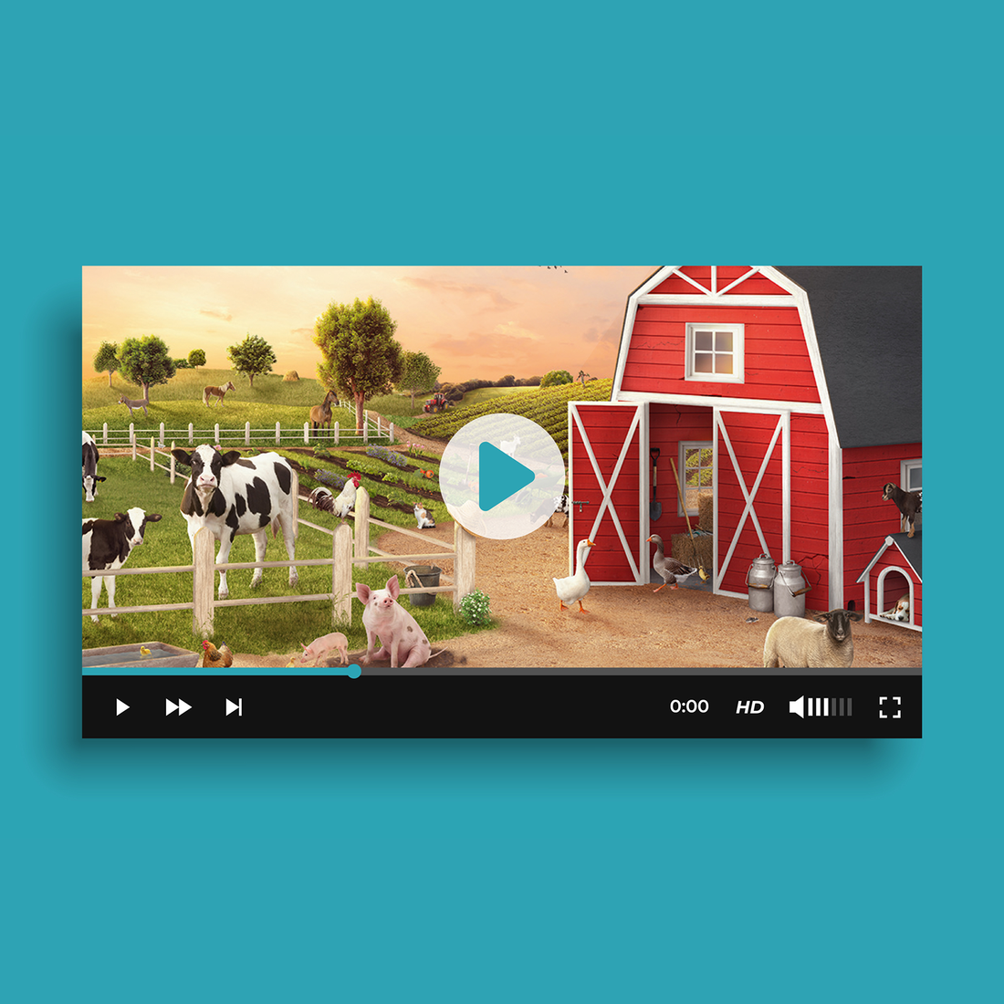 Op de dierenboerderij - Videoclip