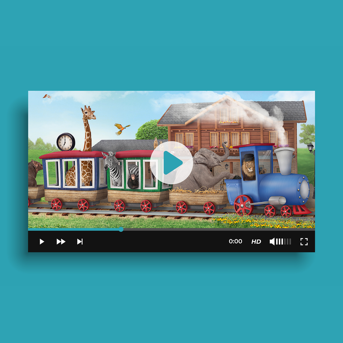 Op een klein stationnetje - Videoclip