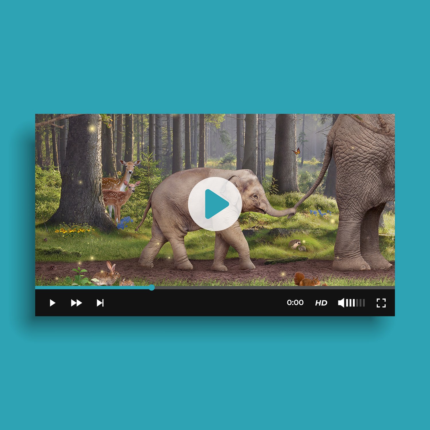 Olifantje in het bos - Videoclip