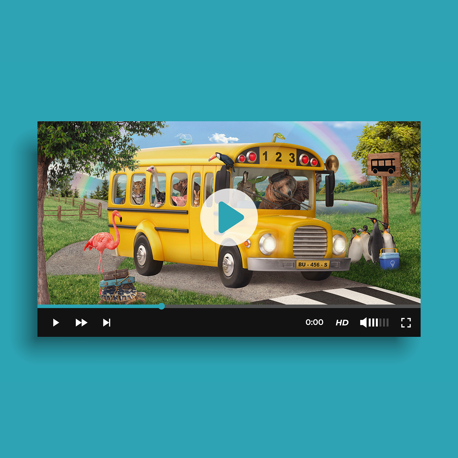 De wielen van de bus - Videoclip