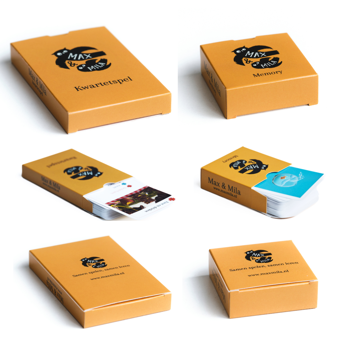 Memoryspel + Kwartetspel